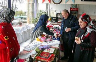 AK kadınlar yerli malı üretimine dikkat çekti