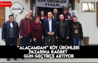 “Alaçamdan” Köy Ürünleri Pazarına Rağbet ...