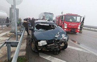 Amasya'da zincirleme trafik kazası: 9 yaralı