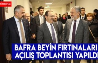 BAFRA BEYİN FIRTINALARI AÇILIŞ TOPLANTISI YAPILDI
