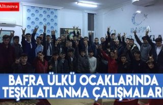 Bafra Ülkü Ocaklarında teşkilatlanma çalışmaları