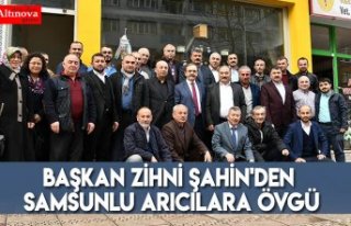 Başkan Zihni Şahin'den Samsunlu arıcılara...