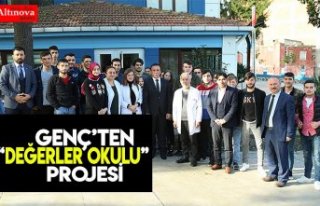 Genç’ten “Değerler Okulu” projesi