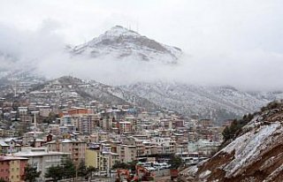 Gümüşhane'de kar yağışı