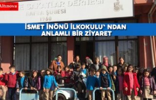 İSMET İNÖNÜ İLKOKULU' NDAN ANLAMLI BİR...