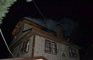 Karabük'te baca yangını