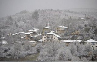 Karabük'te kar etkili oluyor