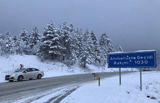 Karabük'te kar yağışı