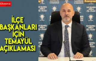 KARADUMAN'DAN İLÇE BAŞKANLARI İÇİN TEMAYÜL...