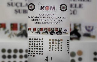 Kastamonu'da tarihi eser kaçakçılığı operasyonu