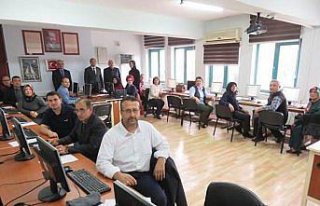 Kaymakam Demirkale'den Halk Eğitim Merkezine ziyaret