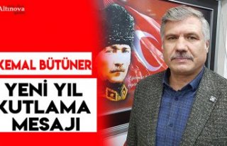 Kemal Bütüner`den yeni yıl kutlama mesajı