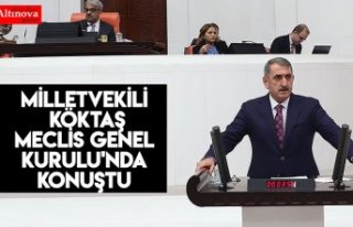Milletvekili Köktaş Meclis Genel Kurulu'nda...