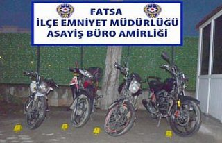 Ordu'da motosiklet hırsızlığı