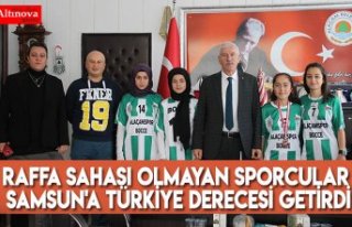 RAFFA SAHASI OLMAYAN SPORCULAR SAMSUN'A TÜRKİYE...