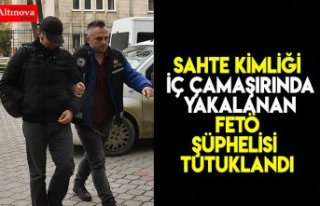 Sahte kimliği iç çamaşırına gizlerken yakalanan...
