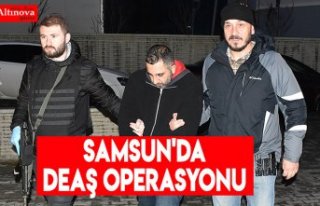 Samsun'da DEAŞ operasyonu 
