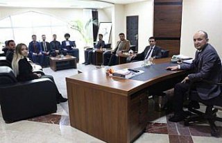 Ülkü Ocaklarından Rektör Orbay'a ziyaret