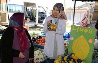 Üniversite öğrencileri sınıflarını halk pazarına...