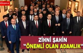 Zihni Şahin “Önemli olan ADAMLIK”
