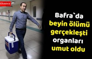 Bafra`da beyin ölümü gerçekleşti organları umut...