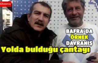 Bafra`da örnek davranış