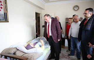 Başkan Yılmaz'dan hasta ziyaretleri