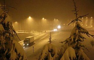 Bolu'da yoğun kar yağışı