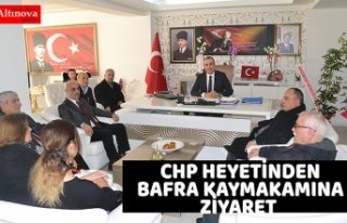 CHP HEYETİNDEN KAYMAKAM ADANUR`A ZİYARET