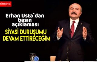 Erhan Usta`dan basın açıklaması