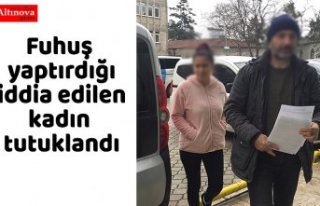 Fuhuş yaptırdığı iddia edilen kadın tutuklandı