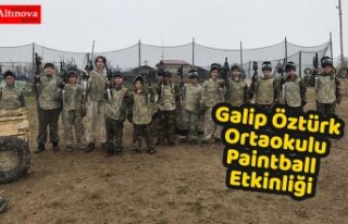 Galip Öztürk Ortaokulu Paintball Etkinliği