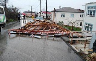 Giresun'daki etkili fırtına