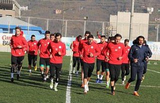 Giresunspor'da Elazığspor maçı hazırlıkları...