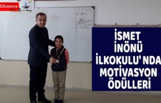 İSMET İNÖNÜ İLKOKULU' NDA MOTİVASYON ÖDÜLLERİ
