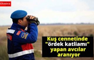 Kuş cennetinde "ördek katliamı" yapan...