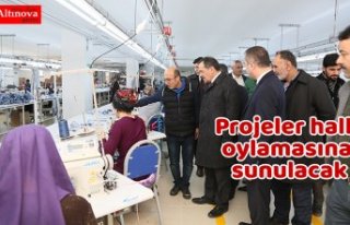 Projeler halk oylamasına sunulacak