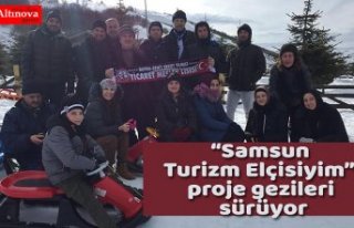 “Samsun Turizm Elçisiyim” proje gezileri sürüyor