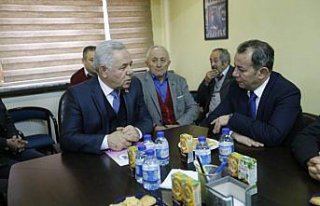 Tanju Özcan'dan BESOB ve diyaliz merkezine ziyaret