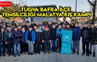 TÜGVA Bafra İlçe Temsilciliği Malatya kış kampı