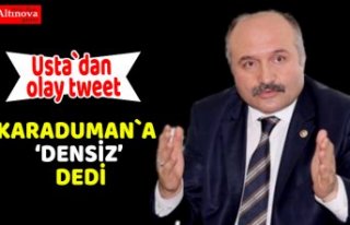 Usta`dan olay tweet