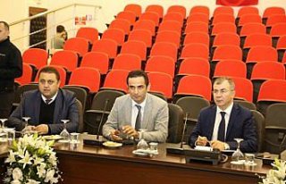 Vali Doruk, DSİ 26. Bölge Müdürlüğünden brifing...