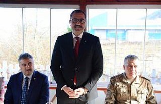 Vali Sarıfakıoğulları, gazetecilerle bir araya...