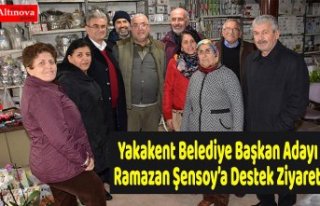 Yakakent Belediye Başkan Adayı Ramazan Şensoy’a...