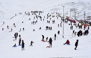 Zigana Dağı'nda yarıyıl tatili yoğunluğu