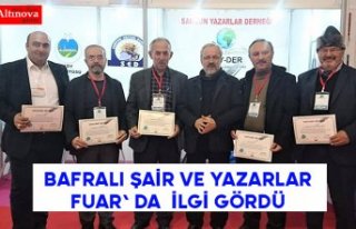 BAFRALI ŞAİR VE YAZARLAR FUAR' DA İLGİ GÖRDÜ