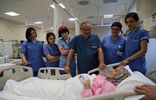 Bağırsakları alınacaktı anjiyo ile kurtuldu