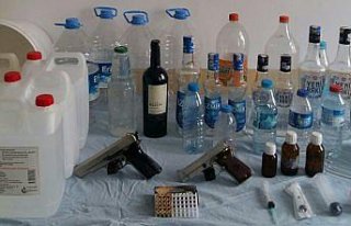 Bolu'da sahte içki operasyonu