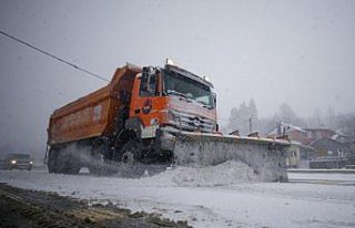 Düzce'de kar yağışı