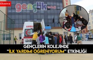 Gençlerin Kolejinde “İlk Yardımı Öğreniyorum”...